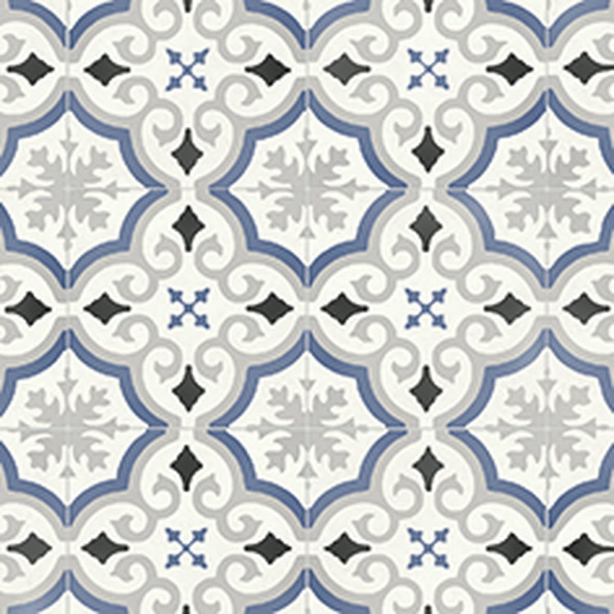 Teton Victorian Tile Blue